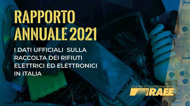 RAEE rapporto annuale 2021